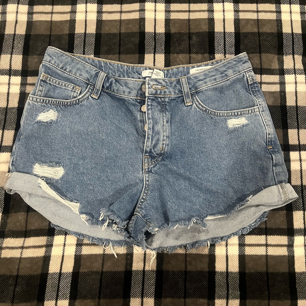 Denim Distressed Women Shorts
